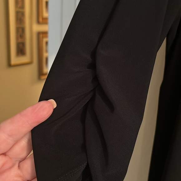 Black lightweight open front jacket. NWT - Picture 4 of 6